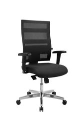 TOPSTAR Sedia da ufficio X-Pander con braccioli regolabili in altezza, colore nero