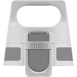 SIGG WMB One topdop (één maat), reserveonderdelen voor SIGG drinkflessen, bedienbaar met één hand, lekvrije dop met siliconen afdichting, synthetisch, antraciet