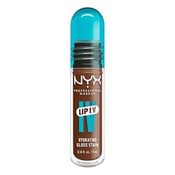 NYX Professional Makeup Lip IV Hydrating Gloss Stain, Lip Gloss, Up to 12HR Hydration, High Pigment, Wet Shine Finish, Slash N' Spice