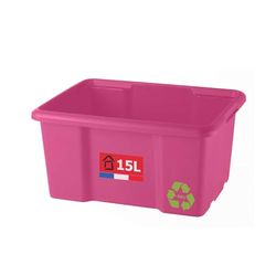 Sundis Bac, Plastique, Rose, 15 L