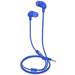 Celly-Stereo koptelefoon 3,5 mm flat kabel blauw