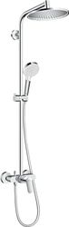 hansgrohe Crometta S Crometta S 240 1jet Showerpipe met mengkraan chroom, 27269000