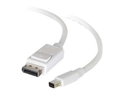 C2G 1m Mini DisplayPort/Thunderbolt naar DisplayPort Monitor kabel wit