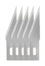 FISKARS Original Lame di ricambio per taglierino a bisturi FISKARS, Nr. 2, 5 Pezzi, Acciaio di qualità, Argento, Lama ad alte prestazioni, 1024401