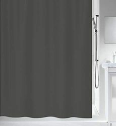 Spirella Rideau de Douche Polyester Primo 180X200cm Gris Anthracite