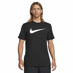 Nike M NSW Tee Icon Swoosh T-shirt, zwart/wit), 3XL Heren