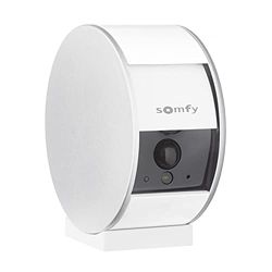 Somfy 2401507A Indoor Camera, câmara de vigilância Wi-Fi, Full HD, microfone, altifalante e sensor de movimento, compatível com Alexa, Google Assistant e Apple HomeKit, 1 unidade (embalagem de 1)