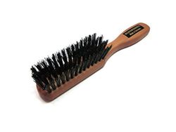 Golddachs Brosse à cheveux droite 100% poils de sanglier Poire 4 rangées