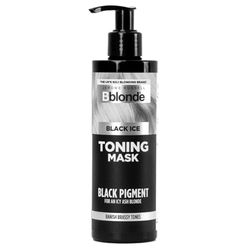 Jerome Russell Bblonde Black Ice Toning Conditioning Mask | Cool Icy Toner Mask for Light Blonde Hair | Sulphate-Free, Nourishing Formula with Intense Black Pigments for Neutralising Brassiness