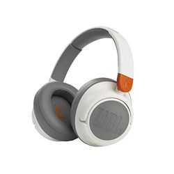 JBL JR460NC Cuffie Over-Ear Wireless Bluetooth per Bambini con Limitatore di Volume e Cancellazione Attiva del Rumore, Microfono Integrato, fino a 20h di Autonomia, Bianco