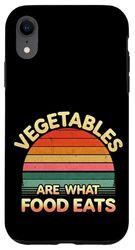 Vegetables Are What Food Eats Scherzo del carnivoro |----- Custodia per iPhone XR