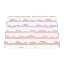 Bonamaison, Alfombrilla Rectangular para ratón con Estampado Digital, Base Antideslizante, para Oficina y hogar, tamaño: 22 x 18 cm