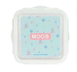 MOOS Lunch Box, Lunch Box, Quality and Maximum Durability, Leisure, 13 x 13 x 7.5, Turquoise Blue, Blue/Turquoise, Estándar, Casual