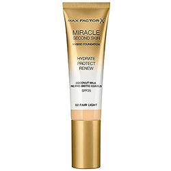 Max Factor Miracle Touch Second Skin Base de maquilhagem, tom 02, 30 ml