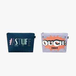 Trousse de Toilette Eco Right Canvas : Trousse de Maquillage de Voyage pour Femmes & Filles