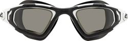 CRESSI Vortex Goggles, Innovativi Occhialini da Nuoto con Prestazioni Avanzate Unisex Adulto, Nero/Bianco Lenti Fume, Unica