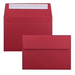Kleurrijke kleurrijke enveloppen C6 162 x 114 mm met kleefstrip 50 Umschläge 15 rozenrood