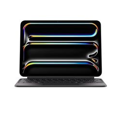 Apple Magic Keyboard per iPad Pro 11'' (M4), comodissima per scrivere e con trackpad integrato, tasti funzione, Italiano — Nero