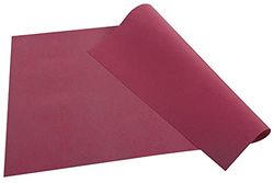 gesponnen gebonden non-woven placemat - Scheurbestendige, waterafstotende en afwasbare stof - Maat 30X40 - Made in France - In dienblad van 100 placemats - Bordeaux