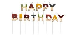 Folat 24209 taartkaarsenset 'Happy Birthday' Comfy Cozy 2 cm verjaardagskaarsen voor verjaardag, verjaardagsdecoratie, voor kinderfeesten, bruiloften, bedrijfsfeesten, jubilea, meerkleurig