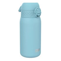 Ion8 Borraccia Inox Leggero per Bambini, 400ml, Non Isolato, a Prova di Perdite, Facile da Aprire, Serratura Sicura, Lavabile in Lavastoviglie, Facile Pulizia, Durevole e Antigraffio, Blu Alaska