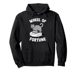 Wheel Of Fortune Robot Vacuum Cleaner Funny Cat Pullover Hoodie
