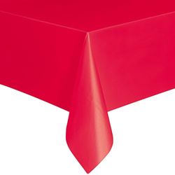 Unique Party 5094 - Nappe en Plastique Rouge 2,74 m x 1,37 m