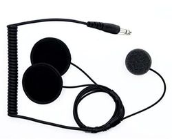 Zero Noise KIT CASQUE AVEC RADIO POUR CASQUE INTEGRAL - CONNECTEUR STÉRÉO DE 6,35 MM - AVEC HAUTE-VOIR INTÉGRÉS