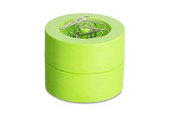 MAUL magnetic paperclip holder, Ø 73mm, H66mm, Light Green