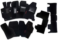 Set Tappetini realizzato per HONDA JAZZ anno dal 2003 al 2008 in Moquette automobilistica Made in Italy Made in Italy col NERO