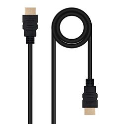 HDMI-kabel versie 2.0, ondersteunt 4K resolutie bij 60 Hz met een overdrachtssnelheid van 18 Gbps. Kleur: zwart, lengte 1,5 m, ideaal voor home entertainmentsystemen en videogames