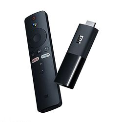 Xiaomi Mi tv-stick met Bluetooth-afstandsbediening met Google Assistant en Netflix + Prime Video snelkeuzeknop (Android TV 9.0 met Google Playstore, Smart Cast, Dolby en DTS Surround Sound, WiFi)