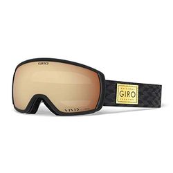 Giro Facet Lunettes de Neige - Noir Gold Shimmer Vif cuivre, Cadre Moyen