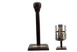 THOR INSTRUMENTS Support de casque médiéval en bois pour costume rustique, vintage, décoration d'intérieur, cadeaux