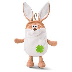NICI Zacht knuffelkonijn warmwaterkruik 350ml – 2 in 1 – Verwarmende knuffels voor meisjes & jongens – Pluche dierenbedflessen vanaf 10 maanden