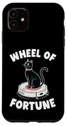 Wheel Of Fortune Cat Joke Robot Vacuum Cleaner Cat Case for iPhone 11