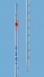 Brand 27713 Pipette graduée, BB Classe AS, Type 3 0-Point, Haut, 10 ml : 0,1 ml, Vidange totale, DE-M (Lot de 12)