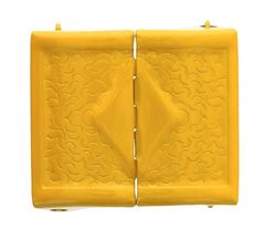 Opry Clamping Buckle, 645 Yellow, 25 mm