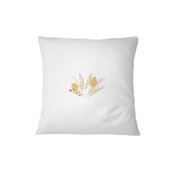Bona Basics, Funda de cojín Decorativa, decoración del hogar, para sofá, cafetería, Tamaño: 45X45 cm, Color: Blanco