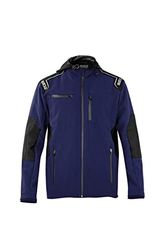 Sparco S02404bm5xxl Softshell Jacket-Navy, XX-Large, Colourful, XXL