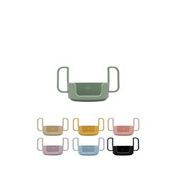 Design Letters Handle for Tritan Baby and Kids Sippy Cup (Green) | Handle for Weaning Cup with a Unique Design for Toddlers & Babies | Fits in All Tritan Drinking Cup | BPA and BPS-Free