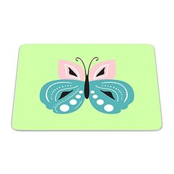Bonamaison, Tapis de Souris Rectangle Imprimé Numériquement, Fond Antidérapant, pour Bureau et Maison, Taille: 22x18cm