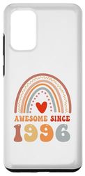 Carcasa para Galaxy S20+ Awesome Since 1996 28th Birthday Boho Rainbow 28 Years Old