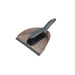 Homéa Dustpan and Brush, Taupe, One Size