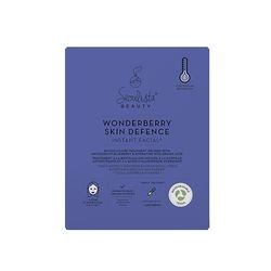 Seoulista Beauty® Wonderberry Skin Defence Instant Facial™ 30ml | Skin Protecting Face Sheet Mask for Dry Skin | Dermatologist Created Korean Skin Care | Infused with Pomegranate and Hyaluronic Acid