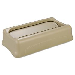 Rubbermaid Commercial Slim Jim FG267360BEIG klapdeksel, beige