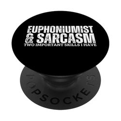 Divertido jugador de eufonios y sarcasmo PopSockets PopGrip Adhesivo