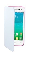 Swiss Charger SCP41186W beschermhoes/flipcase voor Alcatel One Touch Pop S3, dun, van kunstleer, wit