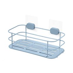 Compactor Grena Powder Coated Metal Shelf, L, 30X15.8X16 cm, Blue, Self-Adhesive, Waterproof