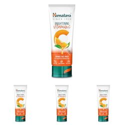 Himalaya Brightening Vitamin C Orange Face Wash | Brightening Face Cleanser | Remove Dull Skin |100ml (Pack of 4)
